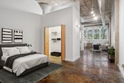 Dallas apartment for rent - Futura Lofts bedroom space with spacious closet