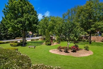 Beautiful landscaped central park