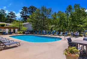 Sandy Springs apartment for rent - take a dip in our resort style pool at Dunwoody Pointe in Sandy Springs, GA