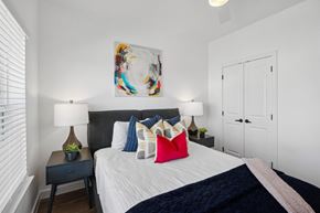 Austin apartment for rent - Hillside on Parmer Lane Apartments in Austin Tx model unit bedroom