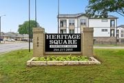 Waco apartment for rent - Heritage Square Apartments Property Sign