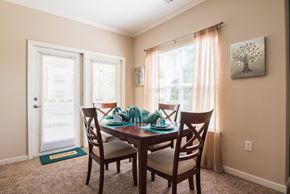Shreveport triplex for rent - Model Dining Room at Island Park Apartments in Shreveport, Louisiana, LA