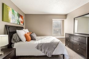 Aurora apartment for rent - Model Unit Bedroom at Greensview Apartments in Aurora, Colorado, CO