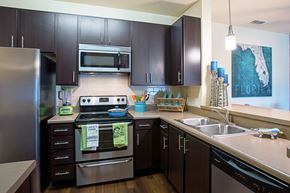Jacksonville apartment for rent - Model Kitchen 2 at Oakleaf Plantation in Jacksonville, FL