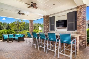 Pool cabana & outdoor entertainment bar