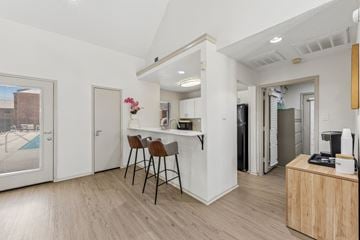 Wylie apartment for rent - A kitchen area with a dining table and chairs.