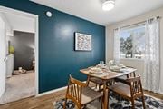 Dallas apartment for rent - Model unit dining room at Rock Creek in Dallas, TX