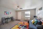 Shreveport apartment for rent - Model Studio Living Room 2 at Orleans Square in Shreveport, LA