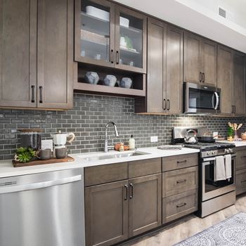 48 Inch solid wood shaker panel custom cabinetry
