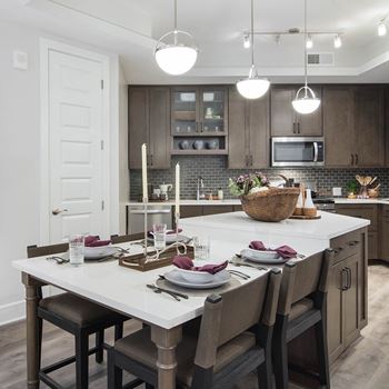 Large kitchen islands with seating