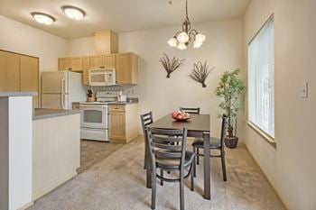Kitchen with dining area
