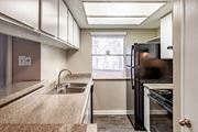 Austin apartment for rent - a kitchen with a sink and refrigerator and a window