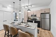 Hurst apartment for rent - Kitchen of Model Unit at Whispering Pines in Euless, TX