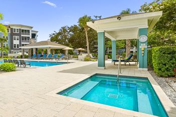 Open air cabanas