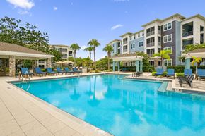 Dunedin apartment for rent - Beautiful resort-style pool at Dunedin Commons apartments in Dunedin, FL