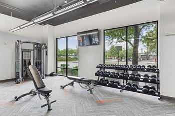 24-Hour club fit athletic center with spin & yoga studios