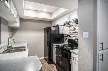 The players club apartments kitchen