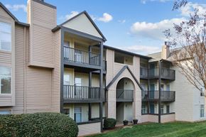 Pineville apartment for rent - exterior view 
of Sabal Point Apartments in Pineville, NC