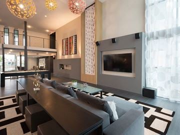Lemon Grove apartment for rent - a large living room with a couch and a table