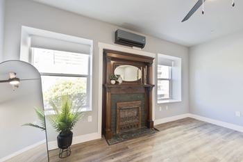 Large windows with nook
