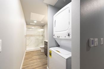 Washer and dryer included