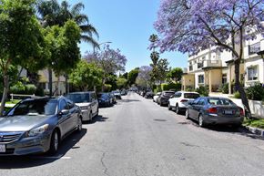 West Hollywood apartment for rent - street view