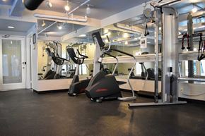 Los Angeles apartment for rent - View of community gym featuring stationary bike, stair stepper, and weight machine