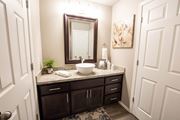 Sacramento apartment for rent - Bathroom Vanity with vessel sink mirror and lighting