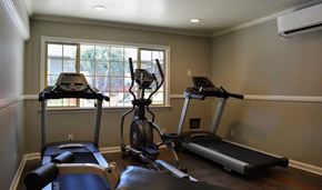 Canoga Park apartment for rent - Fitness center with cardio equipment that is available to all residents