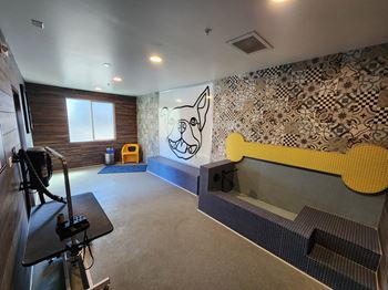 Pet friendly community with pet park & spa