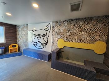Pet friendly community with pet park & spa
