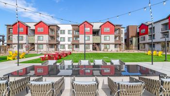 Outdoor patio area