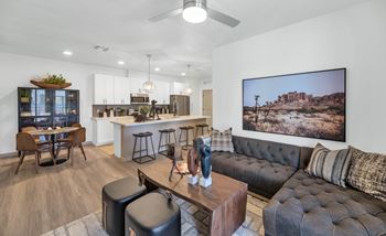 Wood-style plank flooring