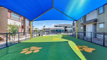 Pet friendly community with pet park & spa