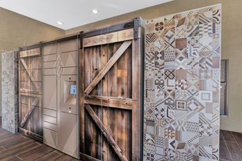 Parcel pending package lockers