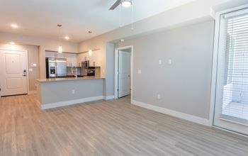 Wood-style vinyl plank flooring