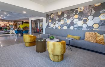 Luxury clubhouse with tvs & entertainment area