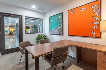Conference room, work pods & dynamic workspaces