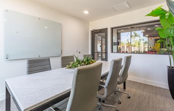 Conference room, work pods & dynamic workspaces
