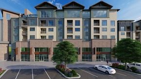 Prescott Valley apartment for rent - Multistory residential building with ground floor retail at Legado Apartments, Prescott Valley
