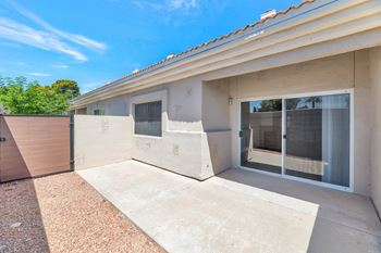Backyard patio