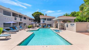 Modern swimming pool