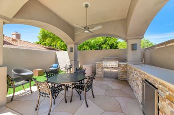 Apartment patio