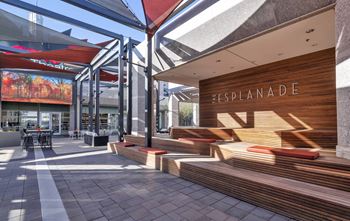 Modern outdoor area