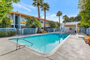 Phoenix apartment for rent - A swimming pool in a sunny outdoor setting. at The Phoenix Apartments on 6th Avenue, Phoenix 85013