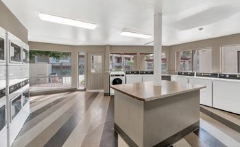 A large kitchen 