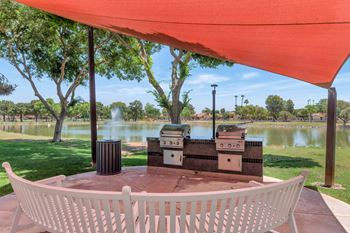 Beautiful lakeside views