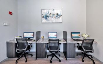 Business center with conference room & printing services