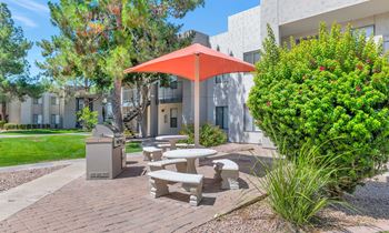 Outdoor courtyard