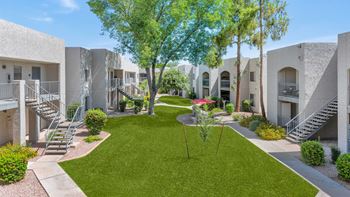 Residential courtyard